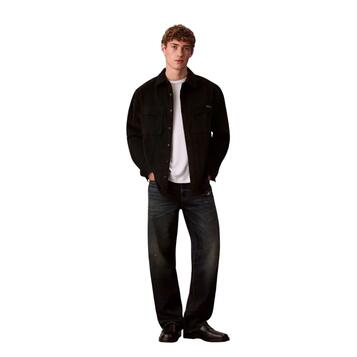 Ανδρικό Πουκάμισο Calvin Klein Ls Corduroy Pocket Relaxed Shirt Black LV04RD106G-UB1 Ανδρικό Πουκάμισο Calvin Klein Ls Corduroy Pocket Relaxed Shirt Black LV04RD106G-UB1