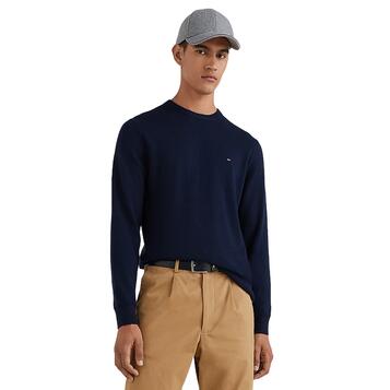 Ανδρικό Πουλόβερ Tommy Hilfiger Pima Org Cashmere Crew Neck Desert SKy MW0MW28046-DW5