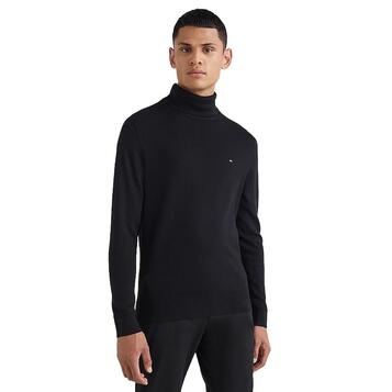 Ανδρικό Πουλόβερ Tommy Hilfiger Pima Org Cashmere Roll Neck Black MW0MW28048-BDS