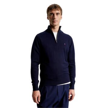 Ανδρικό Πουλόβερ Tommy Hilfiger Pima Org Ctn Cashmere Zip Mock Desert Sky MW0MW28049-DW5