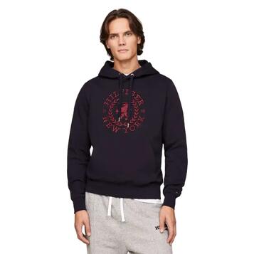 Ανδρικό Φούτερ Tommy Hilfiger Big Icon Crest Hoodie Desert Sky MW0MW33650-DW5