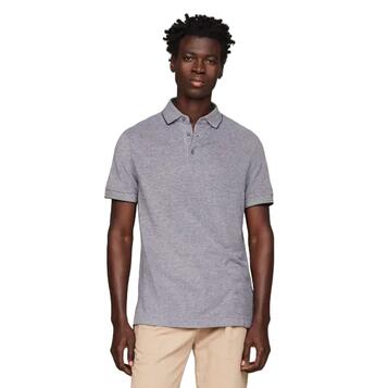 Ανδρικό Polo Tommy Hilfiger Dc Oxford Modal Regular Polo Desert Sky / White MW0MW34756-0GZ