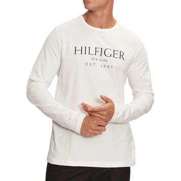 Aντρική Μπλούζα Tommy Hilfiger Big Ls White MW0MW36502-YBR
