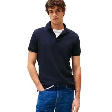 Ανδρικό Polo Tommy Hilfiger Tonal Monotype Reg Desert Sky MW0MW38456-DW5