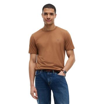 Ανδρικό T-shirt Tommy Hilfiger Ess Seasonal Reg Fit Solid Tee Timeless Tawny MW0MW39995-GVH