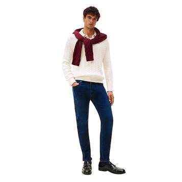 Ανδρικό Jean Tommy Hilfiger Slim Bleecker Pstr Sky Deep Blue MW0MW40359-1BO34 Ανδρικό Jean Tommy Hilfiger Slim Bleecker Pstr Sky Deep Blue MW0MW40359-1BO34