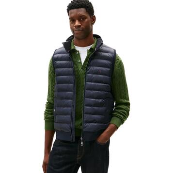 Ανδρικό Αμάνικο Tommy Hilfiger Mix Media Ess Rwb Vest Desert Sky MW0MW41441-DW5