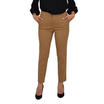 Γυναικείο Παντελόνι My T Wearables Camel W22T4001-CAMEL