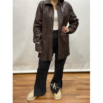 Γυναικείο Δερμάτινο Over Skins Brown 140V0001