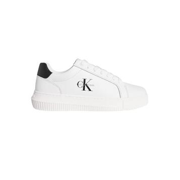 Ανδρικά Sneakers Calvin Klein Chunky Cupsole Mono Lth Bright White Black YM0YM01317-0LD