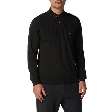 Ανδρικό Polo Tommy Hilfiger 1985 Regular Ls Black MW0MW20183-BDS