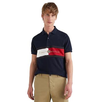 Ανδρικό Polo Tommy Hilfiger Icon Chest Flag Regular Desert Sky MW0MW24735-DW5 Ανδρικό Polo Tommy Hilfiger Icon Chest Flag Regular Desert Sky MW0MW24735-DW5