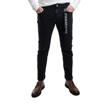 Ανδρικό Jean Premium Cortona 1672 black denim CORTONA-1672-BLACK_DENIM