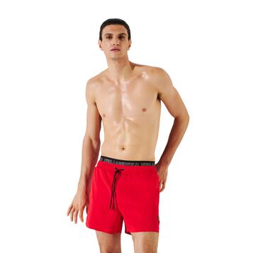 Ανδρικό Μαγιό Karl Lagerfeld Ikon Elastic Boardshorts Grenadine A1M46058-B14