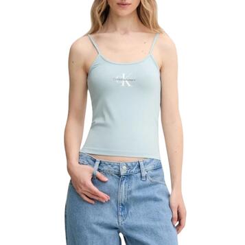Γυναικείο Top Calvin Klein Monologo Strappy Tank Cloud Blue J20J223105-CDV