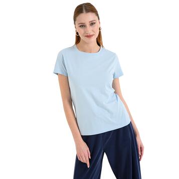 Γυναικείο T-shirt Boss C Esogo 1 Light/Pastel Blue 50506973-452