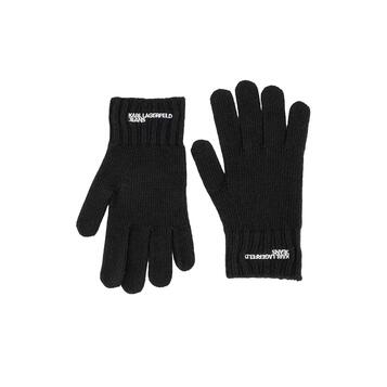Γυναικεία Γάντια Karl Lagerfeld Essential Logo Black 246J3601-J101
