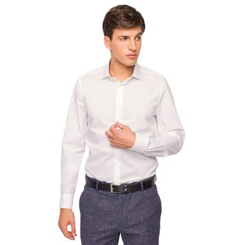 Ανδρικό Πουκάμισο Tommy Hilfiger White TT0TT01936-100