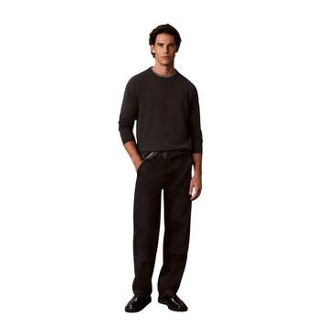 Ανδρικό Φούτερ Calvin Klein Ls Eu 350Terry Badge Cn Pirate Black LV04RJ200G-8MN