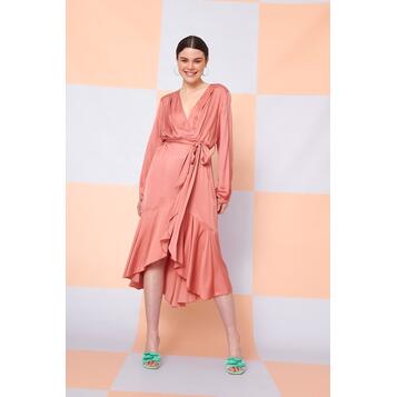 Γυναικείο Φόρεμα My T Wearables Peach S22T5003-PEACH