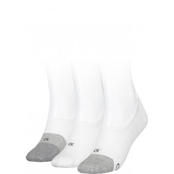 Γυναικείες Κάλτσες Calvin Klein Footie High Cut 3p Sustainable White 701218912-002