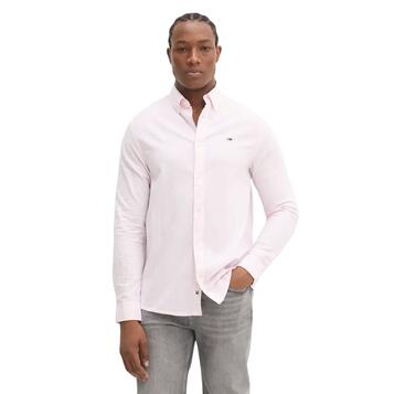Ανδρικό Πουκάμισο Tommy Jeans Reg Linen Blend Ls Ext Precious Pink DM0DM20875-TH3