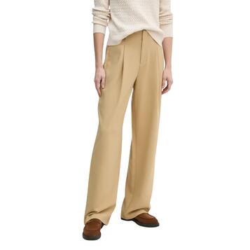 Γυναικείο Παντελόνι Calvin Klein Ecovero Tailored Wide Chalk J20J225343-ADA