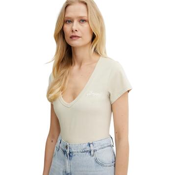 Γυναικείο T-shirt Boss C Eslane 4 Open Beige 50540432-287