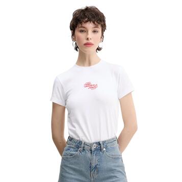 Γυναικείο T-Shirt Karl Lagerfeld Slim Te White A2W17027-100