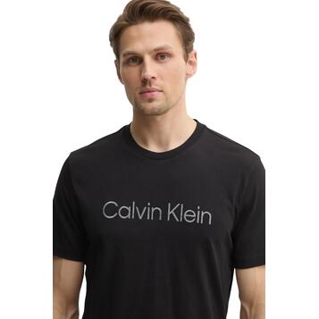 Ανδρικό T-shirt Calvin Klein Textured Embroidery Logo Black K10K114169-BEH