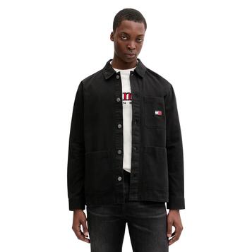 Ανδρικό Πουκάμισο Tommy Jeans Essential Overshirt Ext Black DM0DM20236-BDS