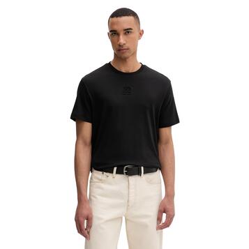 Ανδρικό T-shirt Calvin Klein Ss Supima Emblem Logo Tee Black LV04LF243G-UB1