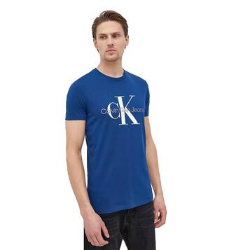 Ανδρικό T-Shirt Calvin Klein Seasonal Monogram Tee Naval Blue J30J320806-C5G Ανδρικό T-Shirt Calvin Klein Seasonal Monogram Tee Naval Blue J30J320806-C5G
