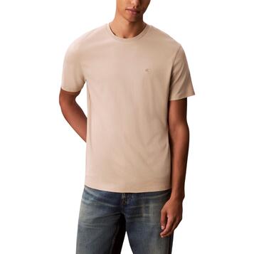 Ανδρικό Τ-Shirt Calvin Klein Ss Supima Chest Emb Crewneck Tee Island Fossil LV04LB275G-NSU Ανδρικό Τ-Shirt Calvin Klein Ss Supima Chest Emb Crewneck Tee Island Fossil LV04LB275G-NSU