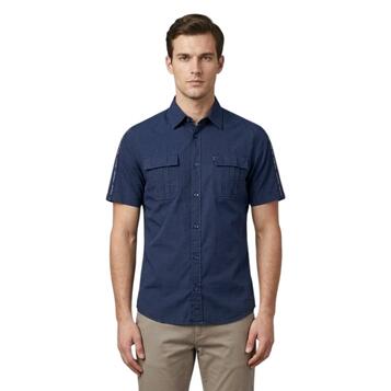 Ανδρικό Πουκάμισο Trussardi Jeans Dark Blue 524181-48