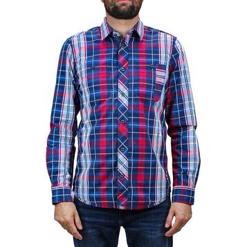 Ανδρικό Πουκάμισο Tom Tailor Floyd Peach Check Package Shirt Multi 1005197.XX.10-13238