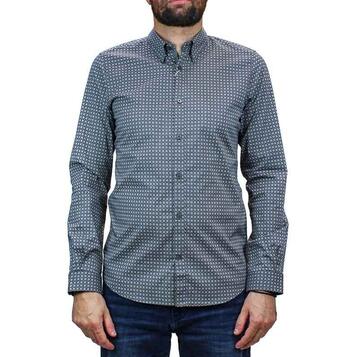Ανδρικό Πουκάμισο Tom Tailor Slim Printed Stretch Shirt 100532.ΧΧ.10-14318