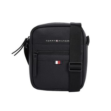 Ανδρικό Τσαντάκι Χιαστί Tommy Hilfiger Essential Pu Mini Reporter Black AM0AM09504-BDS