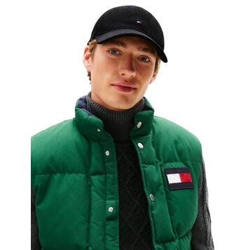 Ανδρικό Καπέλο Tommy Hilfiger Th Flag 6 Panel Cord Cap Black AM0AM13583-BDS