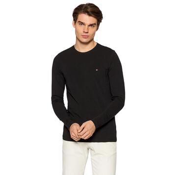 Ανδρική Μπλούζα Tommy Hilfiger Stretch Slim Fit Lon Black MW0MW10804-BDS