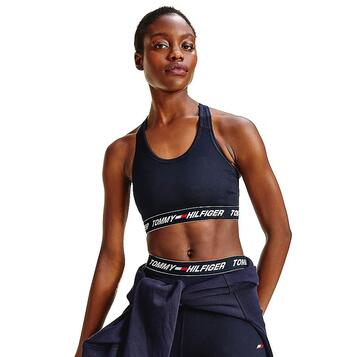 Γυναικείο Μπουστάκι Tommy Hilfiger Mid Intensity Tape Racer Desert Sky S10S101112-DW5