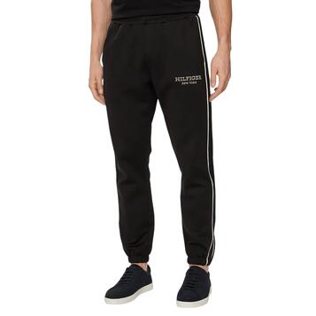 Ανδρικό Παντελόνι Tommy Hilfger Monotype Track Sweatpants Black MW0MW33701-BDS