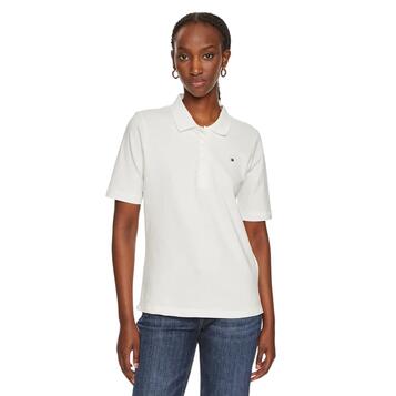 Γυναικείο Polo Tommy Hilfiger 1985 Reg Pique Ss Ecru WW0WW43224-YBL