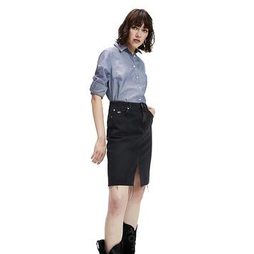 Γυναικεία Φούστα Tommy Jeans Tjw Denim Maia Tjsvbk Tj Save Bk Rig DW0DW07328-1BYNI