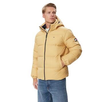 Aνδρικό Μπουφάν Τommy Jeans Tjm Essential Down Jacket Ext Sandy Beige DM0DM19786-ACA