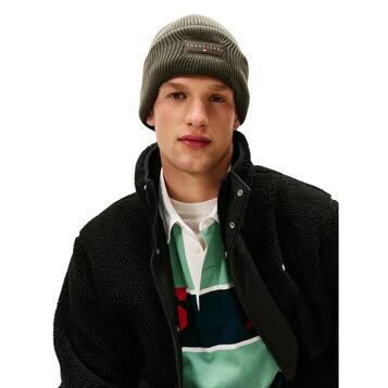 Σκουφάκι Tommy Jeans Tjm Linear Beanie Fatigue Green AM0AM13666-M12