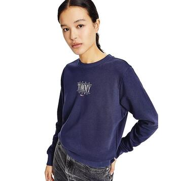 Γυναικείο Φούτερ Tommy Jeans Tjw Reg Essential Logo 1 Crew Twilight Navy DW0DW11046-C87 Γυναικείο Φούτερ Tommy Jeans Tjw Reg Essential Logo 1 Crew Twilight Navy DW0DW11046-C87
