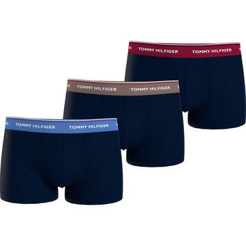 Ανδρικά Εσώρουχα Tommy Hilfiger 3p Wb Trunk Blue Spell Rich Taupe Royal Berry UM0UM01642-0R6