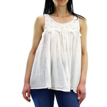 Γυναικείο Τοπ Μoutaki Ιβουάρ 19.01.37