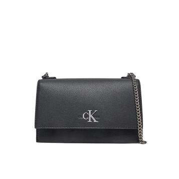 Γυναικεία Τσάντα Χιαστί Calvin Klein Minimal Monogram Ew Flap21 Black K60K612233-BEH